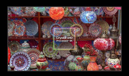 Description image for Samsung 65-Inch UN65DU7100FX Crystal UHD 4K Tizen OS Smart TV [2024]