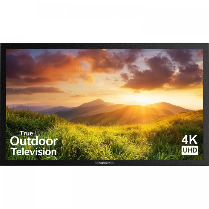 SunbriteTV 55-Inch SB-S-55-4K-BL Signature Series 4K Outdoor LED TV (Partial Sun) BLACK - Click Image to Close