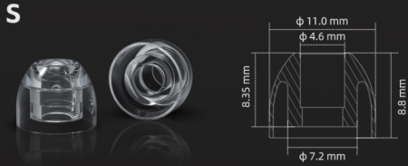 Description image for FiiO HS20 Liquid Silicone Ear Tips WHITE