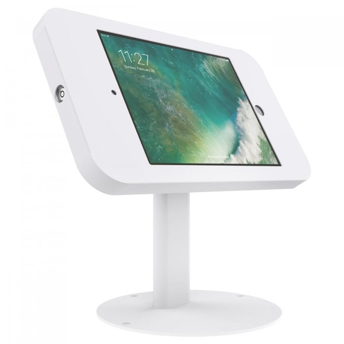 Kanto SDS150W Locking Anti Theft Kiosk Stand for 10.2-Inch iPad WHITE - Click Image to Close