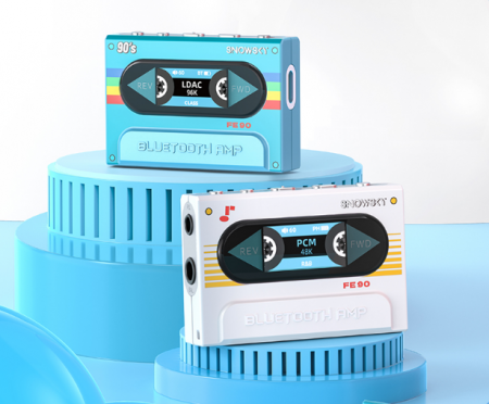 Description image for FiiO Retro Nano Bluetooth DAC and Headphone Amplifier BLUE