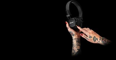 Description image for Marshall Major III On-Ear Headphones with Bluetooth aptX BLACK