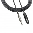Audio-Technica ATR-MCU10 Microphone Cable (XLRF - 1/4")
