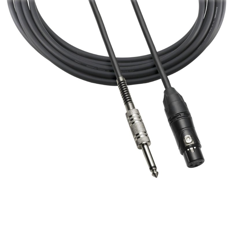 Audio-Technica ATR-MCU10 Microphone Cable (XLRF - 1/4")