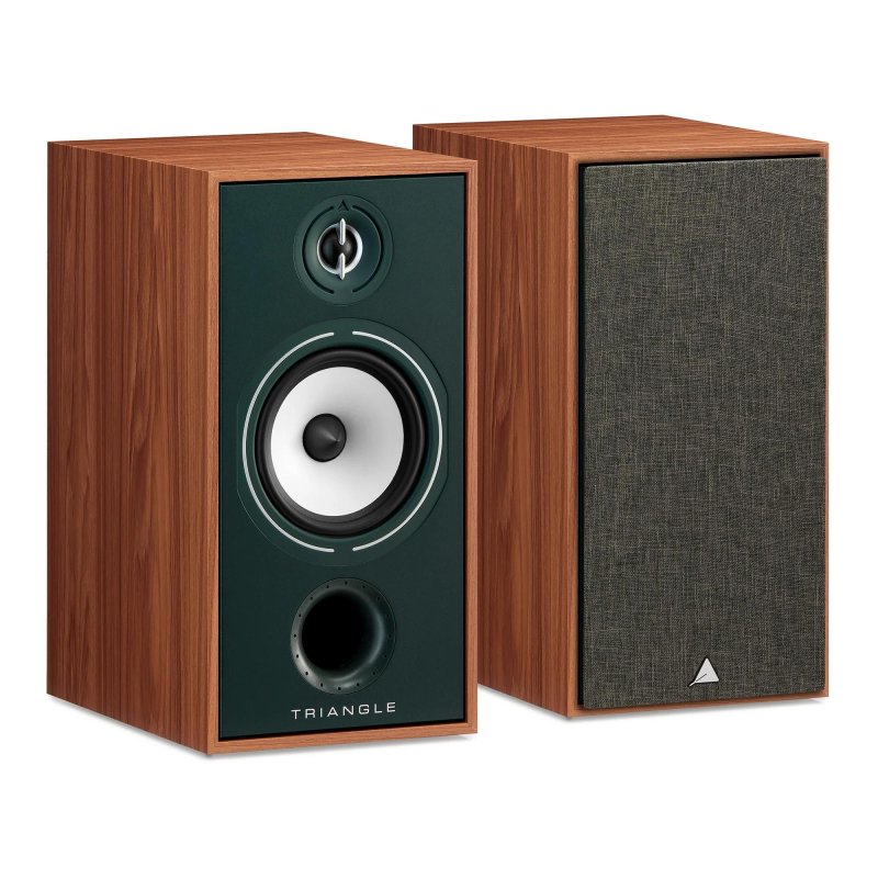 Triangle Borea BR04 Two Way Bookshelf Loudspeaker 6.5 Inch Midwoofer EFS Tweeter (Pair) OAK GREEN