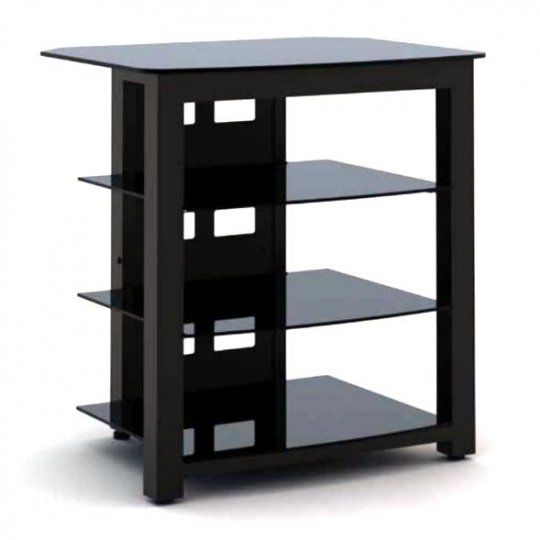 Sonora 122A4 Metal & Glass AV Four Shelf Stand
