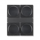 Flexson SA-X4WM Wall Mount for 4 Sonos AMPs BLACK (Each)
