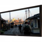 Grandview LF-PU 135\" Permanent Fixed-Frame Projector Screen 16:9