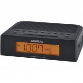 Sangean RCR-5BK Digital AM/FM Clock Radio BLACK