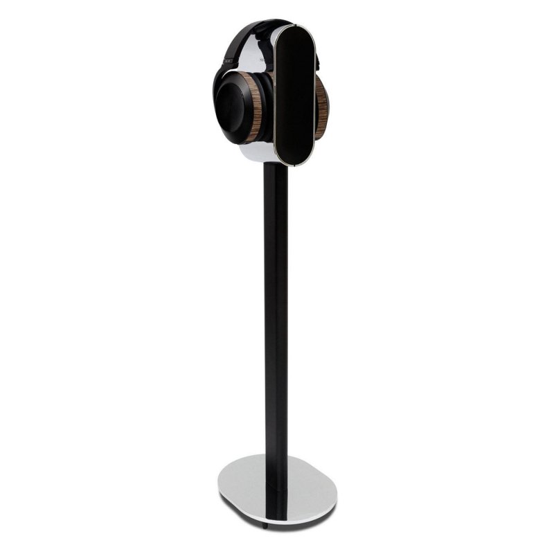 HeadsUp Premium Headphone FloorStand w Cable Management CHROME