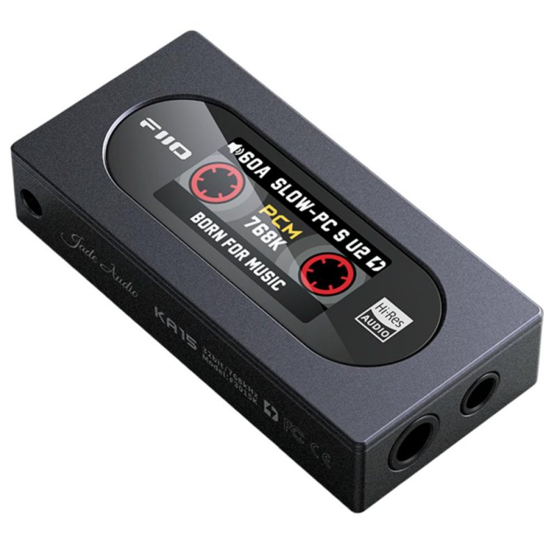 FiiO KA15 Portable DAC and Headphone Amp BLACK