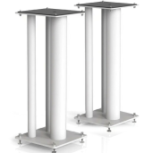 NorStone Stylum Max Speaker Stand (Pair) WHITE SATIN