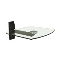OmniMount ECS-B Wall Shelf with Pivoting Arm -Max 30 lbs -Black