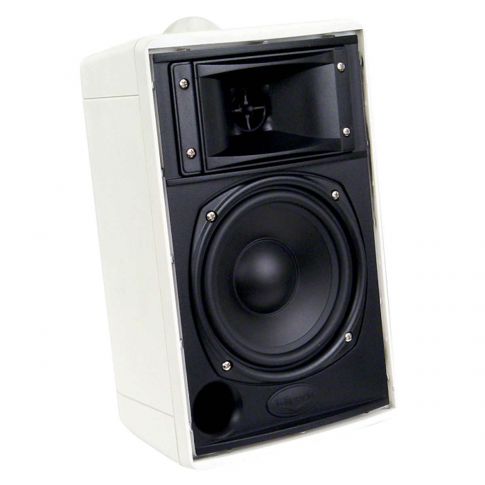 Klipsch KHO-7 Indoor/Outdoor 2-Way Mounted Speakers (Pair) WHITE - Open Box - Click Image to Close