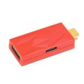 iFi Audio iDefender+CA USB-C to USB-A Ground Noise (Buzz/Hum) Eliminator RED