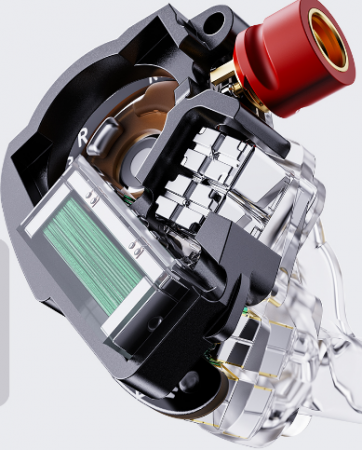 Description image for FiiO FX17 1DD 4 BA 8 EST Flagship EMs SLIVER