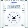 Sangean RCR-3 AM/FM Atomic Digital Analog Clock Radio SILVER