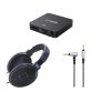 FiiO K11 R2R Desktop DAC & Headphone Amplifier with Sennheiser HD600 Audiophile Headphones and Audio-Technica Headphone Cable Bundle BLACK