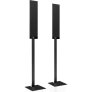KEF T-FLOOR T Series Floor Stands for T101 and T301 Speakers BLACK