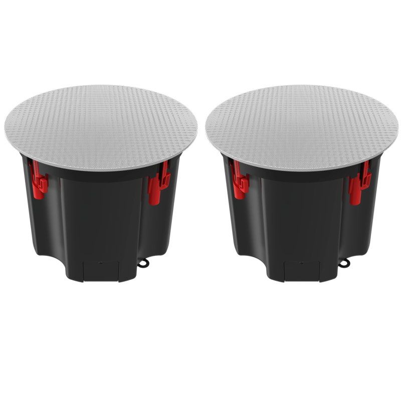 Klipsch PIC-650-T In-Ceiling 6.5-Inch Woofer With 1-Inch Tweeter and Transformer (Pair) BLACK