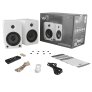 Kanto YU6GW 100W (RMS Power) Powered Speakers with Bluetooth and Phono Preamp - Open Box