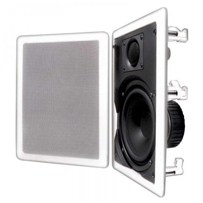 OMAGE QLW6.5 IN-WALL 6.5 " Magnetic Grills speaker Pair - Click Image to Close