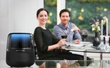 Description image for Harman/Kardon Allure Voice Activated Wi-Fi Speaker w ALEXA BLACK