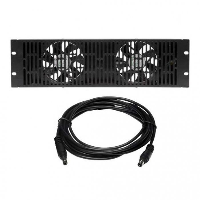 Sanus CAFQ01 EcoSystem Rack-mounted 3U Ultra Quiet Cooling Fan - Click Image to Close