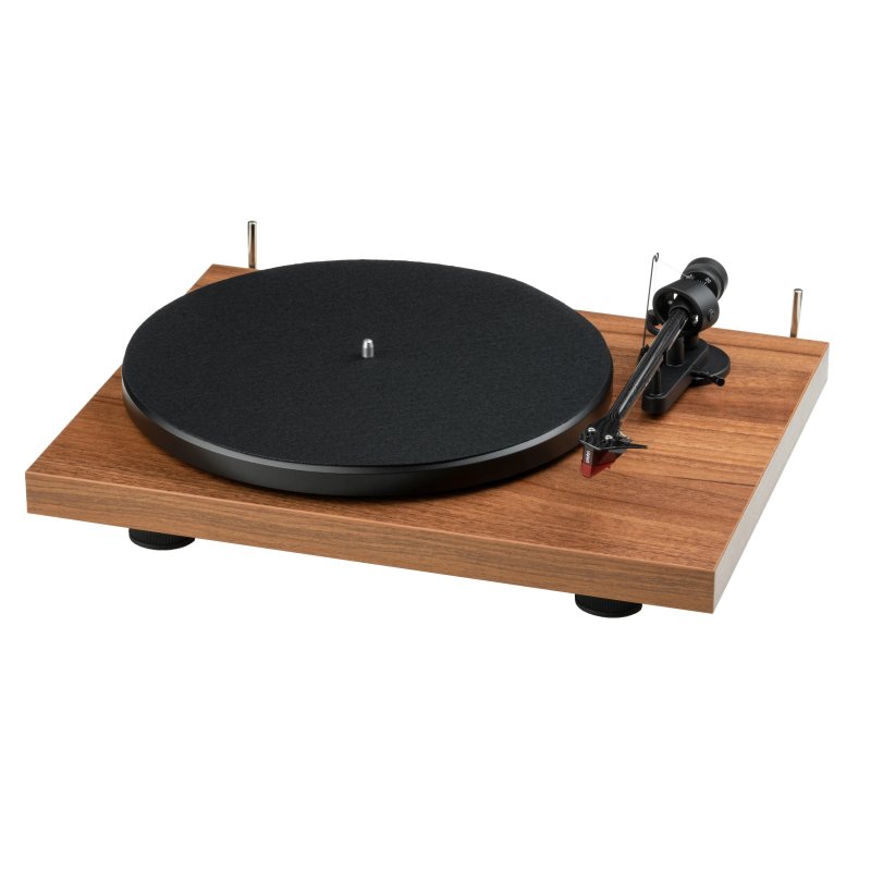 Pro-Ject Debut E Carbon Turntable (Ortofon 2M Red) WALNUT