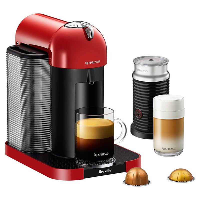 Breville Nespresso Vertuo Line with Aeroccino 3 RED