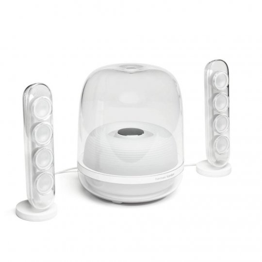 Harman Kardon Soundsticks 4 Bluetooth Wireless 2.1 Speaker System WHITE (Open Box)