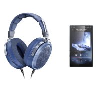 FiiO M21 & FT1 Pro High-Resolution Portable Music Player and Planar Headphone Bundle BLUE