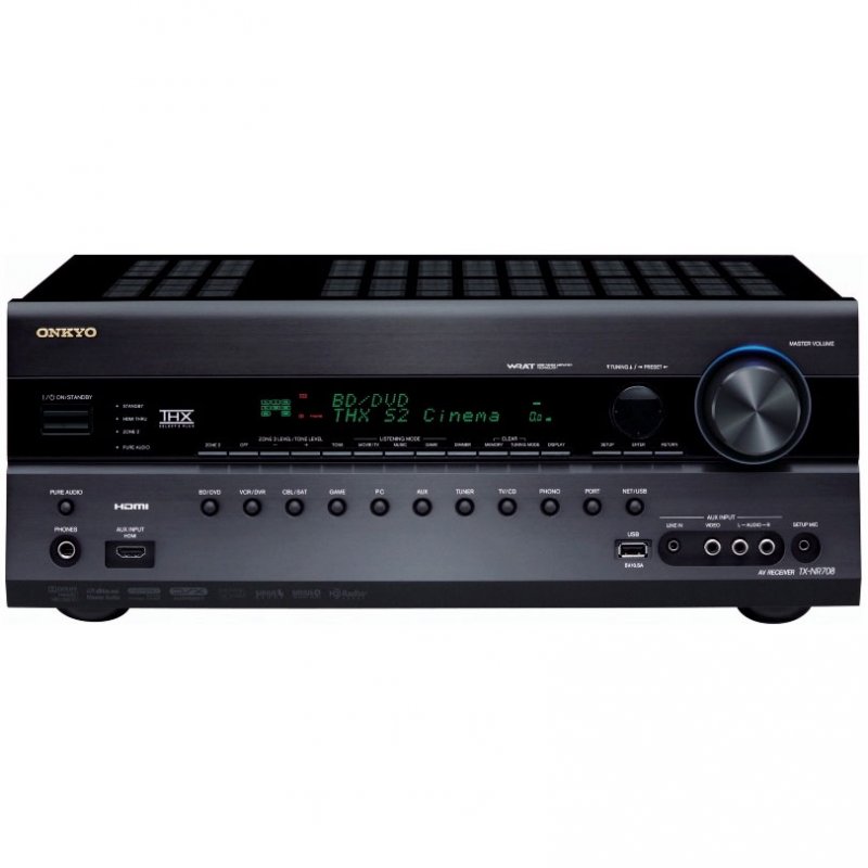 Onkyo TX-NR708 7.2-Channel 3-D Ready Network A/V Receiver