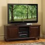 Bell'O WAVS-335 No-Tools Assembly 65" TV A/V Cabinet ESPRESSO