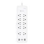 Ultralink ULPSP10P 10-Outlet Power Surge Protector with USB-C 35W Charging WHITE
