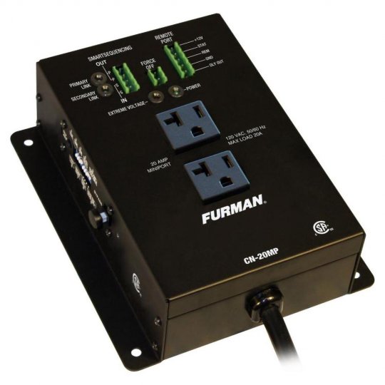 Furman CN-20MP 20A Remote Duplex EVS Smart Sequencing 10 Feet Cord