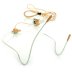TOA MIC-SJ22-P-R Headset Microphone with Plug PINK