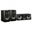 SVS Ultra Center and Bookshelf Reference-Grade Speaker Bundle BLACK ASH