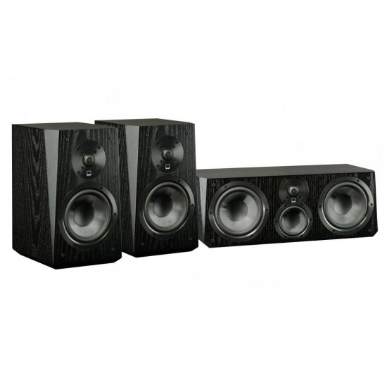 SVS Ultra Center and Bookshelf Reference-Grade Speaker Bundle BLACK ASH SVS Ultra Center and Bookshelf Reference-Grade Speaker Bundle BLACK ASH