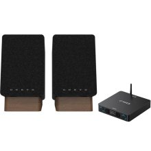 FiiO BR15 R2R & Onkyo GX-10DB Creator Series Bluetooth Streaming Powered Speaker Bundle BLACK