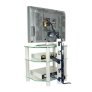 B-Tech BTG601 C AV CHROME Cable Hideaway for 12-15mm Management System For Glass Furniture
