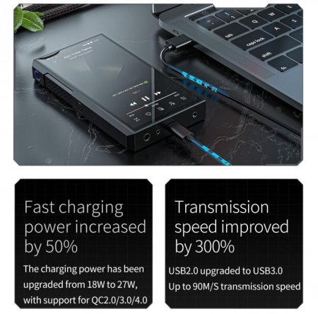 Description image for FiiO M11 Plus ESS Hi-Res Portable Digital Music Player