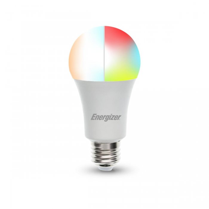 Energizer EAC21003RGB Connect A19 Smart LED Bulb Multicolor - Click Image to Close