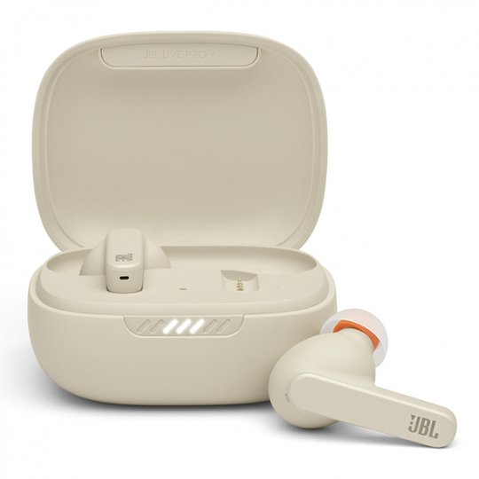 JBL Live Pro TWS Truly Wireless Noise Cancelling In-Ear Stem Headphones BEIGE