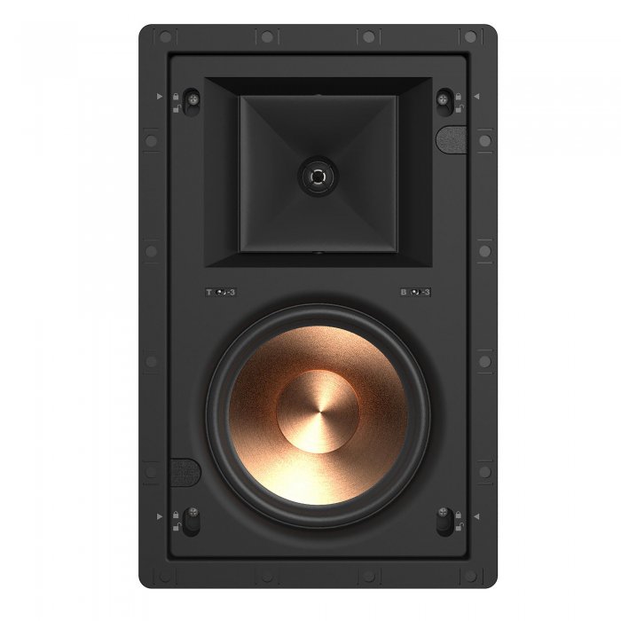 Klipsch PRO16RW In-Wall Speaker 6.5" Injection Molded Graphite IMG Woofer - Click Image to Close