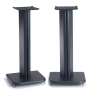 Sanus BF24 24-Inch Tall Speaker Stands with 6.5in x 6.5in Top Plate for Bookshelf Speakers up to 20 lb (Pair) BLACK