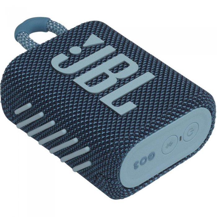 JBL Go 3 Portable Bluetooth Speaker BLUE - Click Image to Close