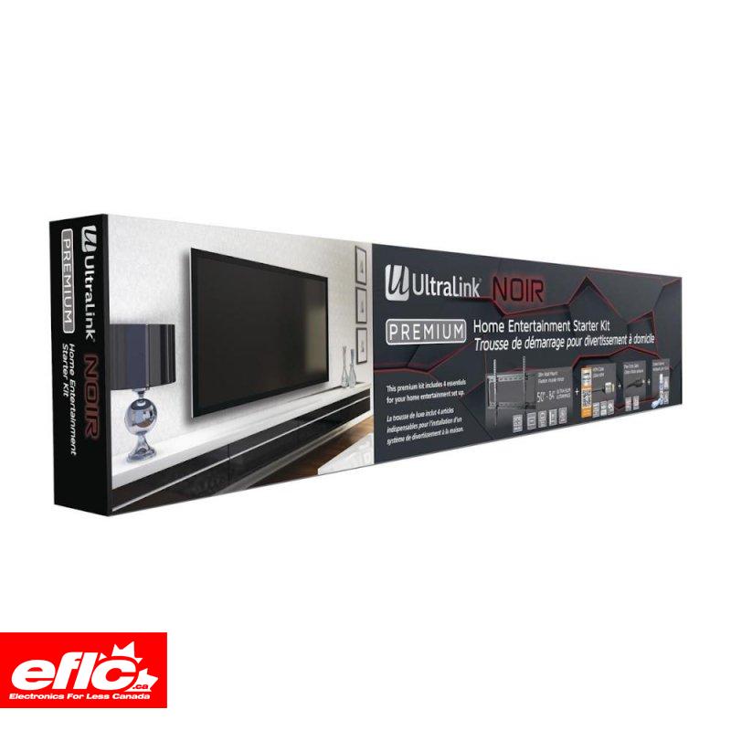 Ultralink Ulnkit1 Noir Premium Home Theatre Kit Fixed Wall Mount For Tvs 50 85 Canada Electronicsforless Ca - Home Theatre Wall Mount Shelves Ultralink Ulnkit1 Noir Premium Home Theatre Kit Fixed Wall Mount For Tvs 50 85 Canada Electronicsforless Ca - Home Theatre Wall Mount Shelves