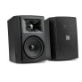 JBL Stage XD-5 Outdoor Speakers with Fosi Audio BT20A Pro Bluetooth Amplifier, Ultralink Speaker Wire and Kanto Wall Mounts Bundle BLACK