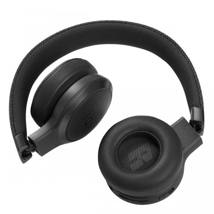 JBL Live 460NC Wireless Signature Sound On-Ear Noise-Cancelling Headphones BLACK - Click Image to Close
